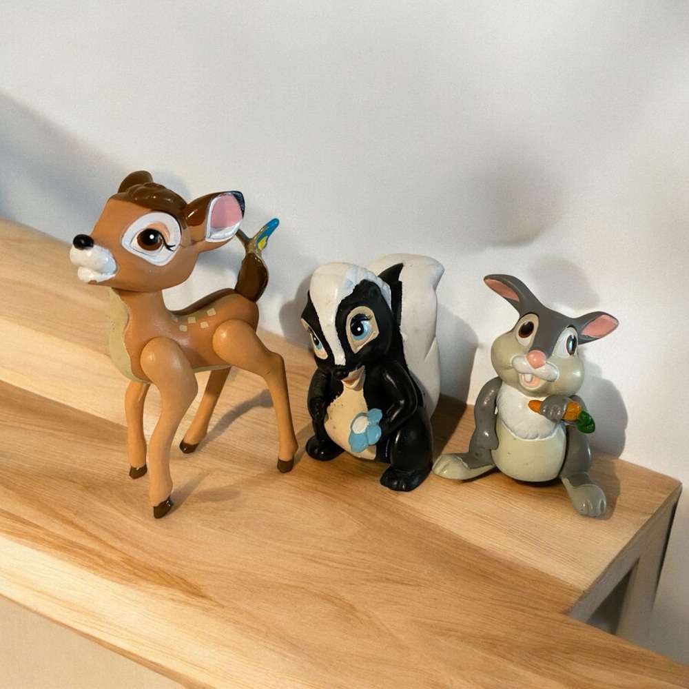 Disney Bambi toy figure Lot